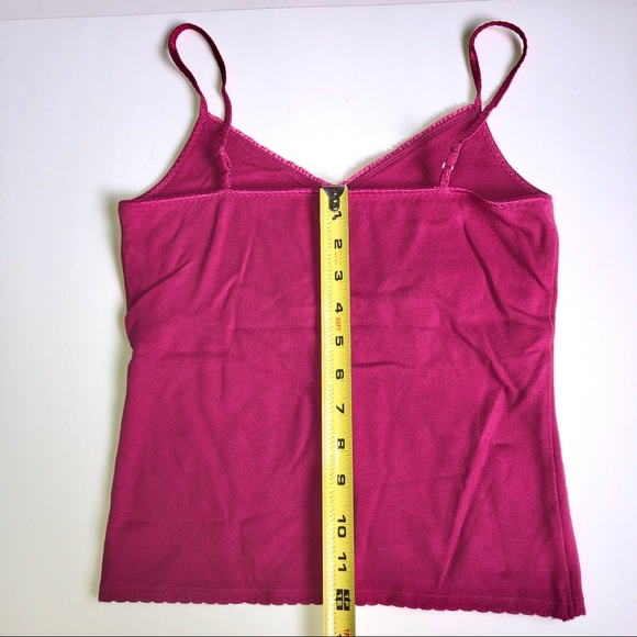 2/$15 Q & A Tank Top Cami Spaghetti Strap Camisole built in Bralette Small Women - Picture 7 of 15